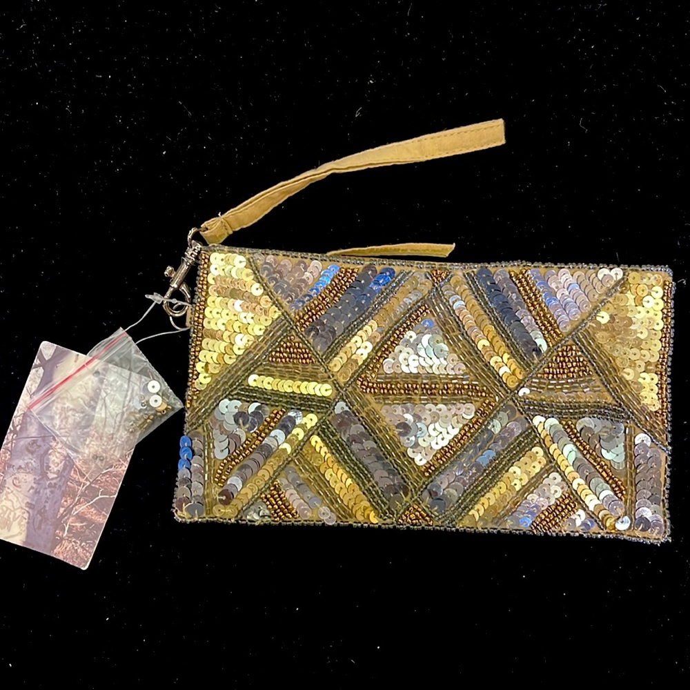 Ecoté Sequins Mini Clutch Purse